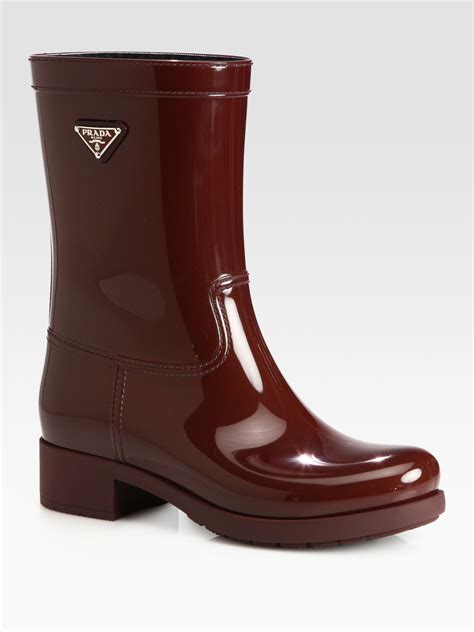 replica prada rain boots|Prada rain boots price.